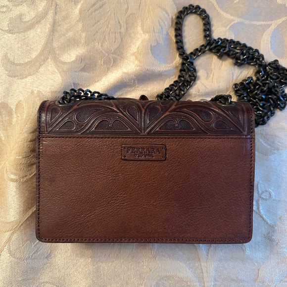 Brighton Ferreta Julieta Toscano Brown Shoulder Bag - Picture 2 of 5